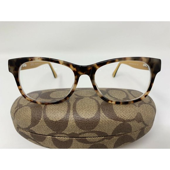 Coach Eyeglasses HC 6001 Emily T 5055 Dark Tortoise 50 [] 15 135 Flex Hinges - Picture 2 of 11